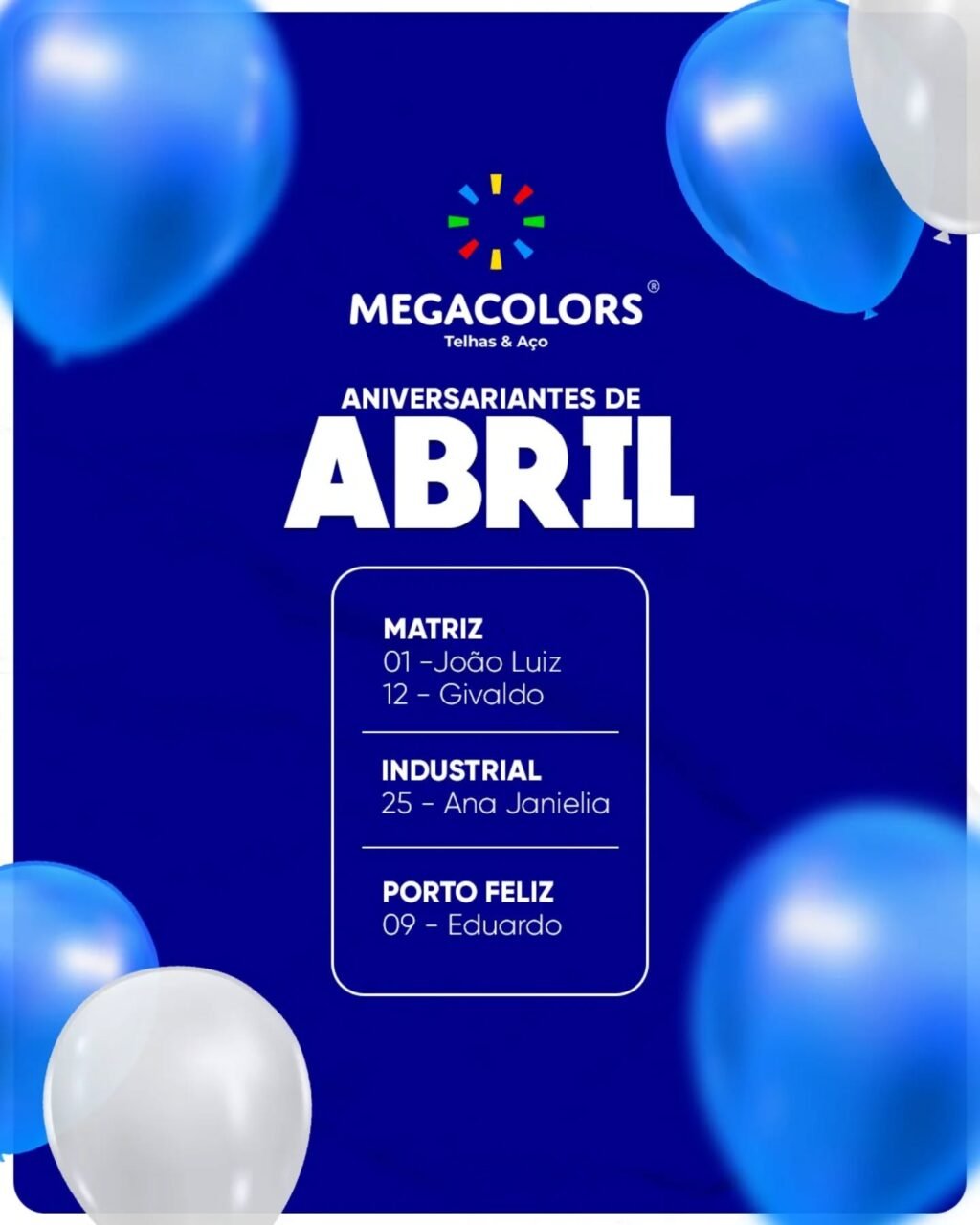 Instagram post from grupomegacolors. This post is in position 15.
